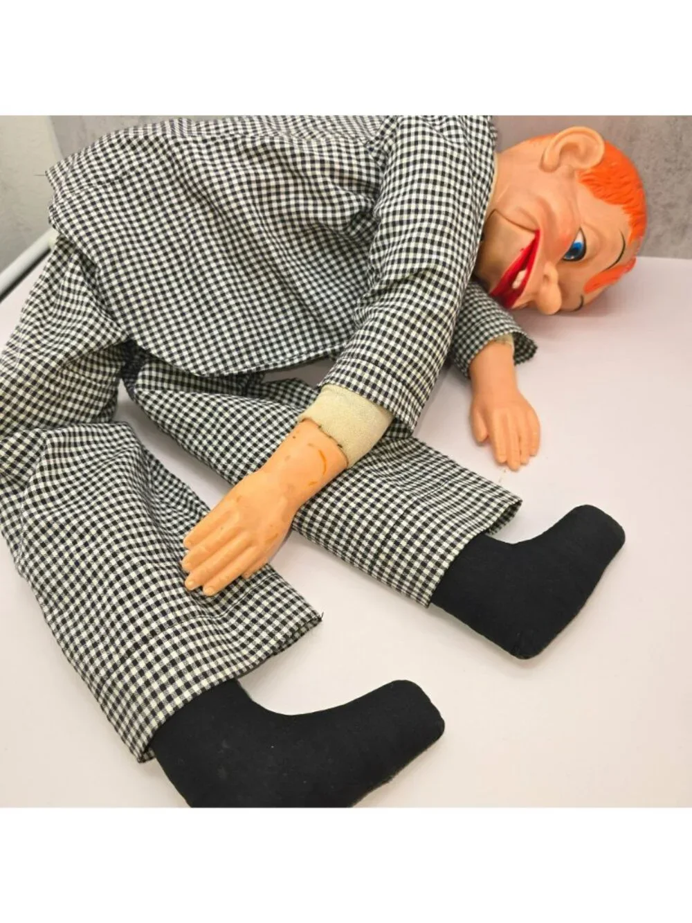 Vintage Ventriloquist Dummy Mortimer Snerd Doll 30